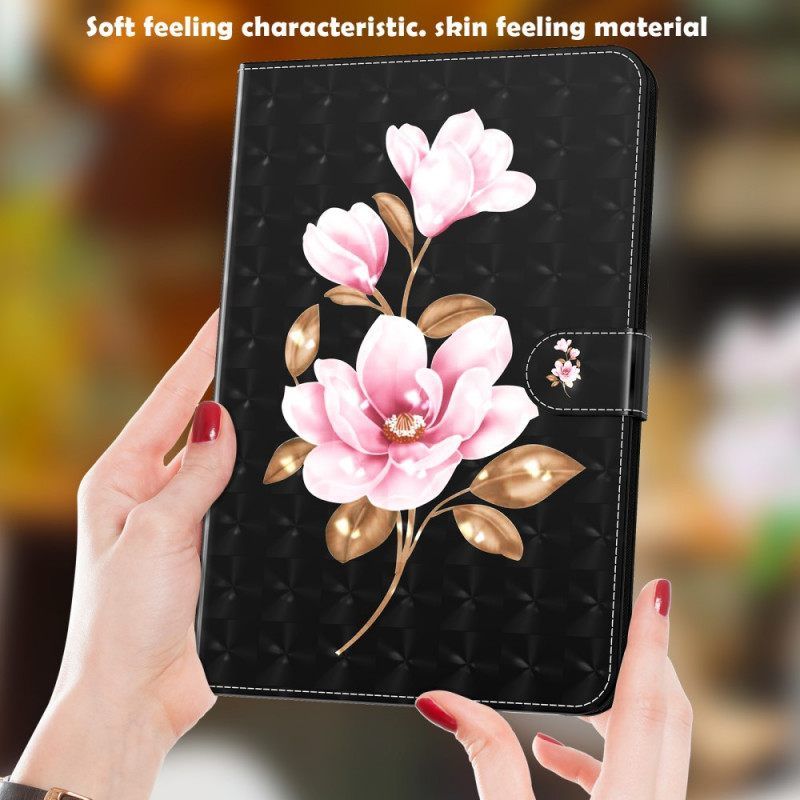 Κάλυμμα Samsung Galaxy Tab A8 (2021) Faux Leather Tree Blossoms